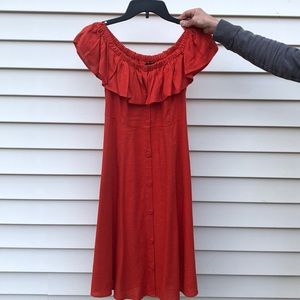 Forever 21 Orange Dress